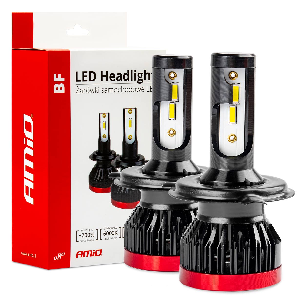 Amio led BF H4/H19 6000K Canbus