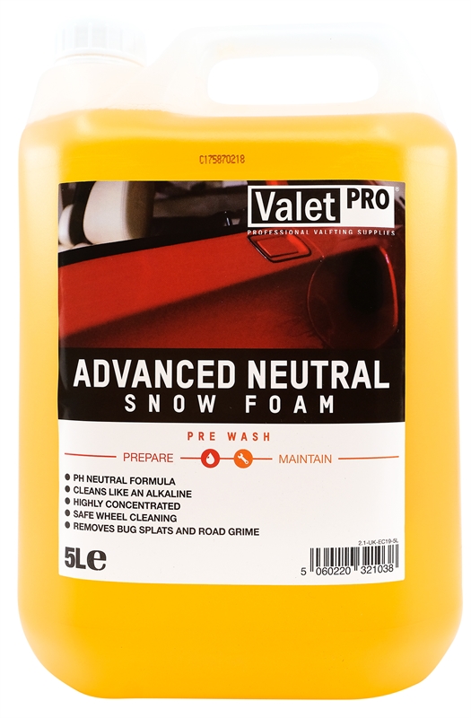 ValetPro Advanced Neutral Snow Foam 5000ml - PH neutrálna aktívna pena