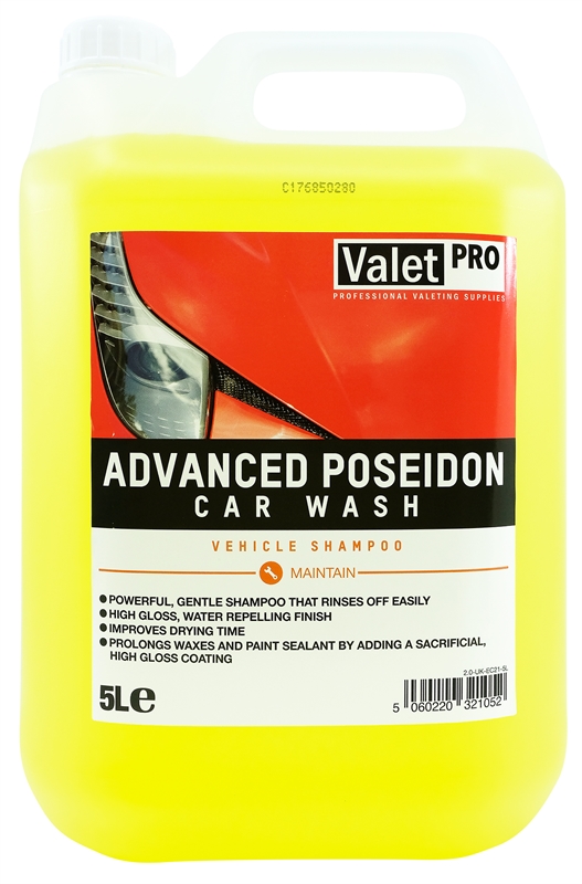 ValetPro Advanced Poseidon Car Wash 5000ml - Autošampón z voskom