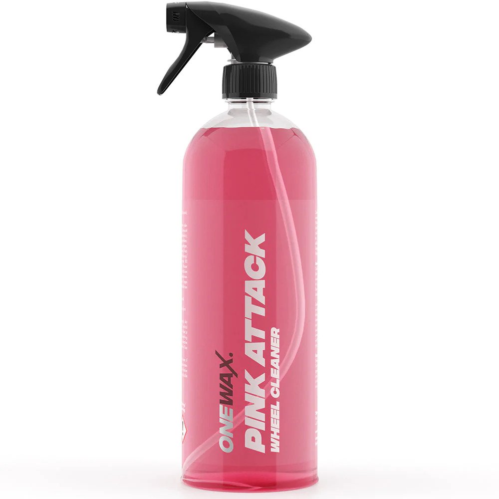 OneWax Pink Attack Wheel Cleaner 1000ml  - Čistič kolies so sfarbením do červena