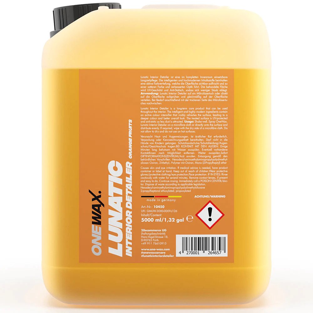 OneWax Lunatic Interior Detailer Orange Fruits 5000 ml - Interiérový detailer